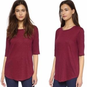 Vince Linen Elbow Tee
